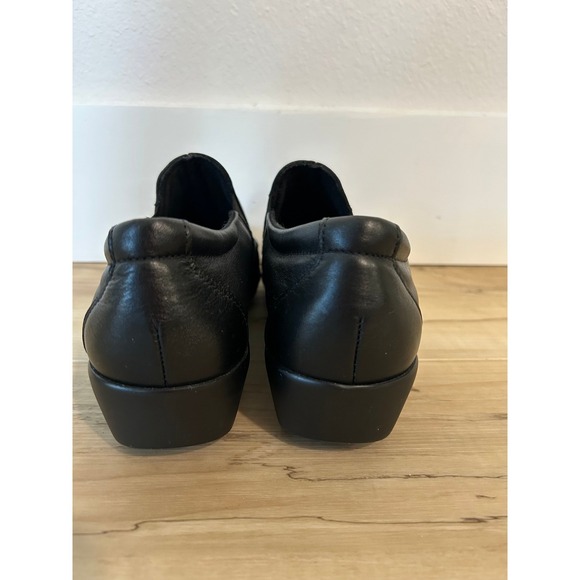 SAS Womens Dream Loafer Tripad Black Leather Slip On Comfort Wedge Loafers 9.5 W - Picture 8 of 8
